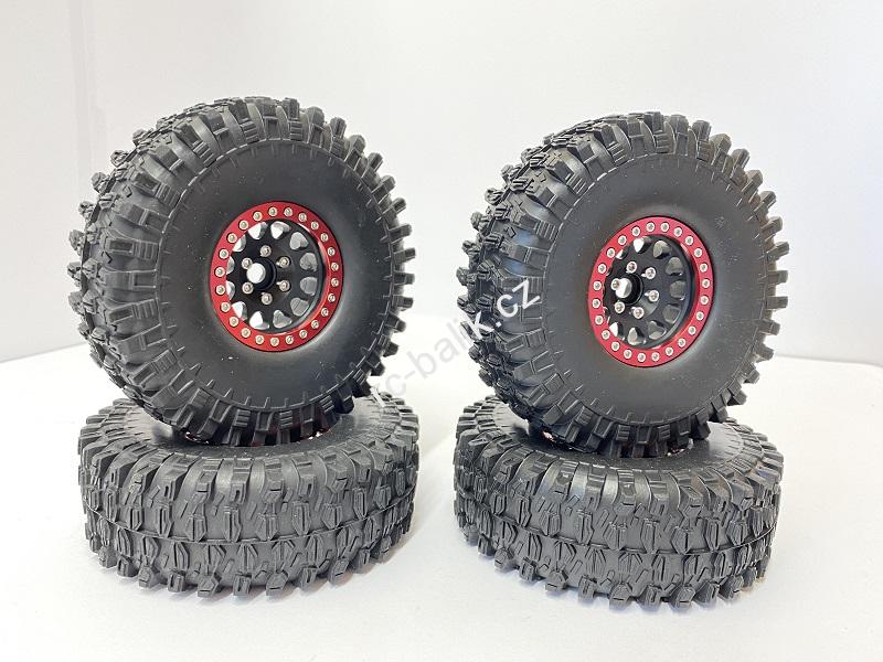kovové beadlock disky + 4x pneu SS 120mm