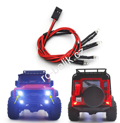LED osvětlení TRX-4M Defender