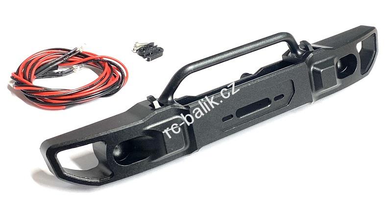 těžký přední kovový nárazník TRX-4 JEEP + LED
