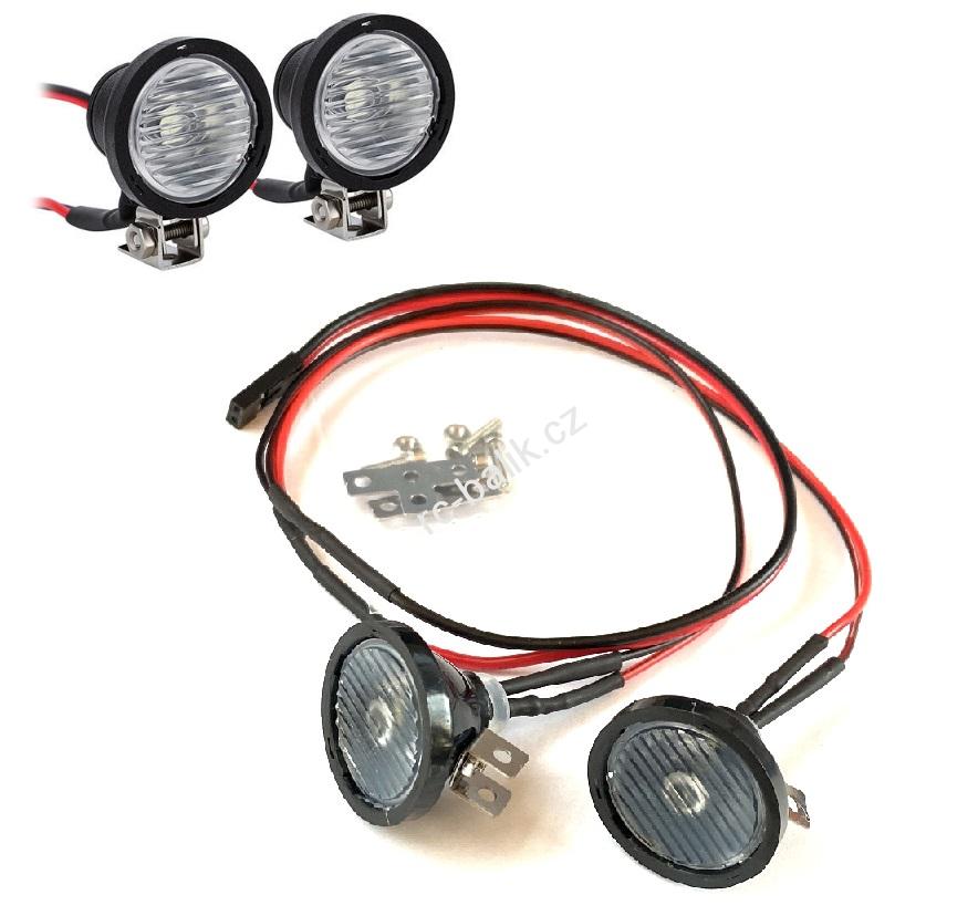 přídavné pracovní světlo + 2x LED s kabeláží