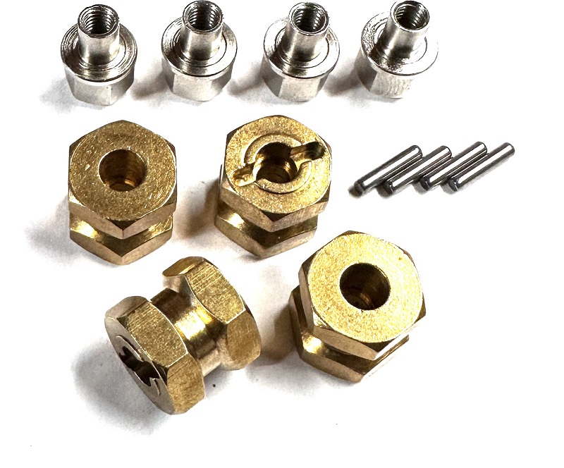 rozšiřovací mosazné šestihrany 12mm tl.12mm 51g