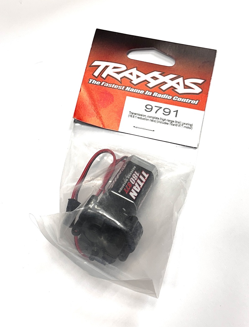 Traxxas převodovka kompletní high range 16.6:1 s motorem