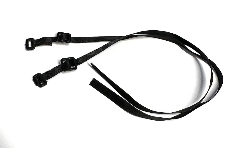 2ks stahovací popruhy 1/10 černé 25cm