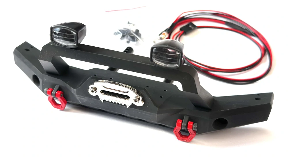 přední kovový nárazník + 2 paraboly + 2x LED bílá