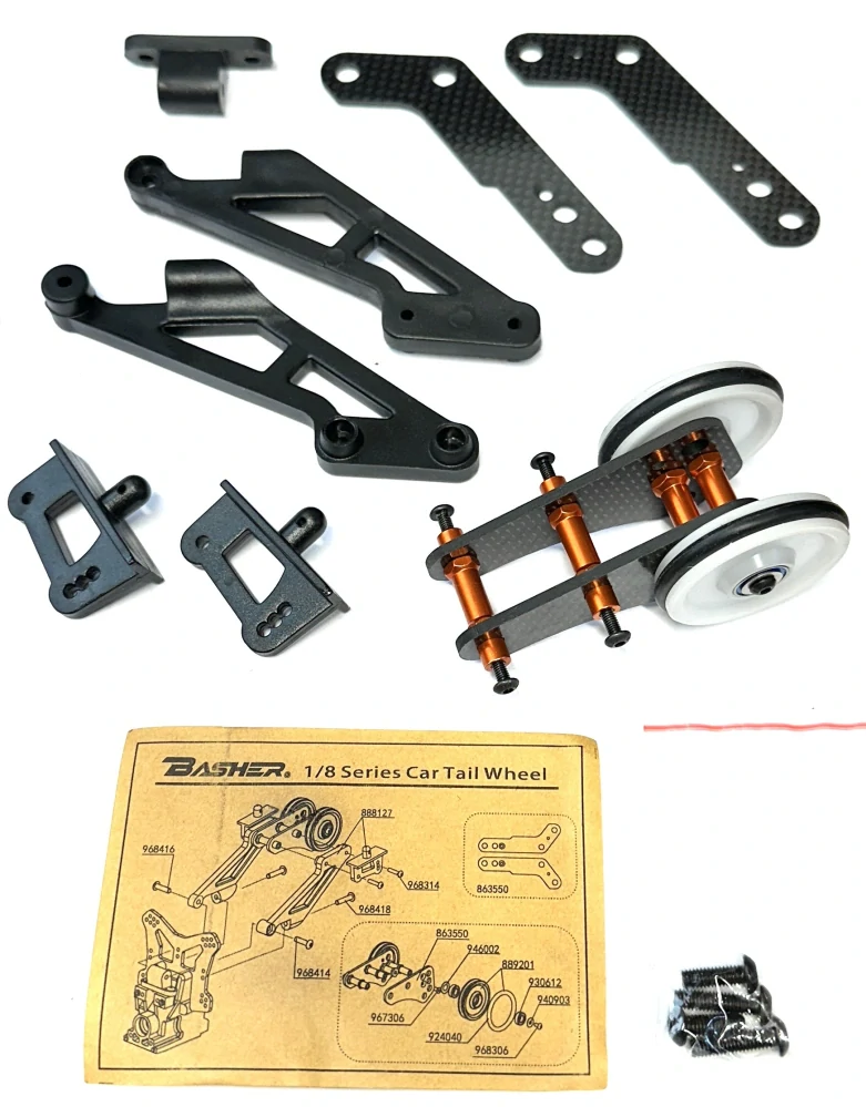 opěrná kolečka (wheelie) 1/8 1/10 univerzální