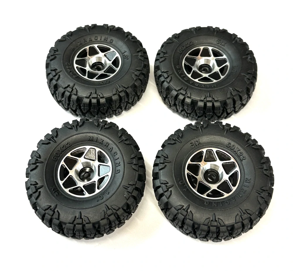 kovové beadlock disky 1.0" + pneu 60x22mm