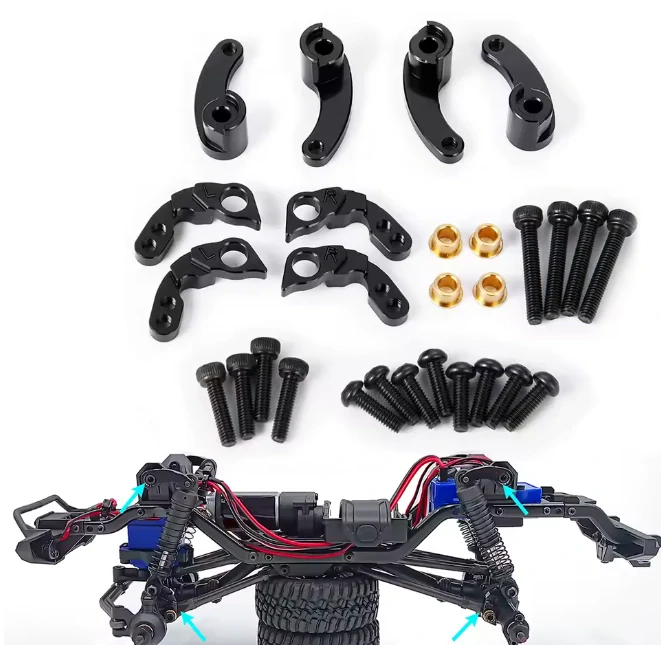 lift kit 0,6cm TRX-4M (sada pro 4ks tlumiče)