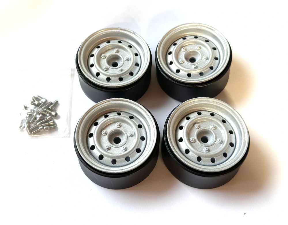 těžké kovové beadlock disky 1.9 4ks