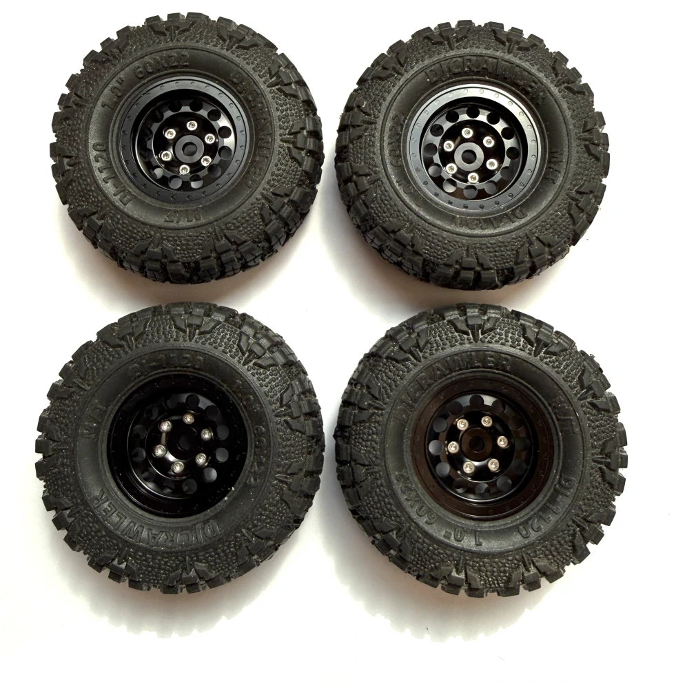 ROZBALENO kovové beadlock disky + pneu 1.0" 60x22mm