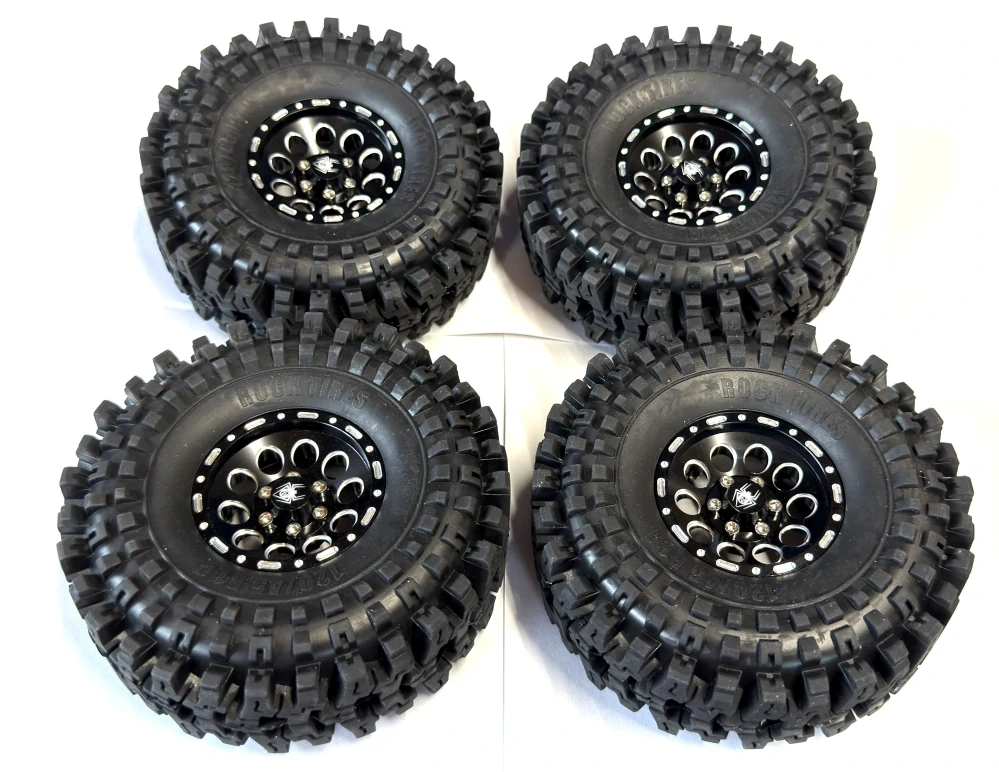 kovové beadlock disky + 4x pneu Rock 120mm
