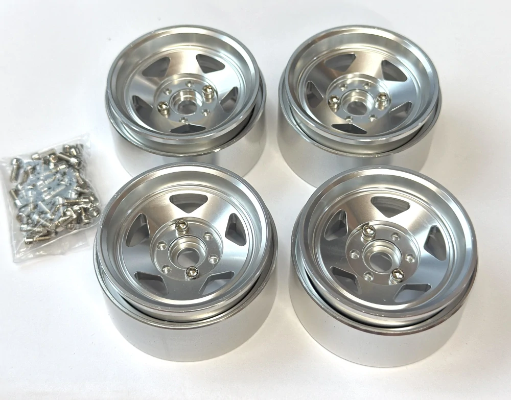 kovové beadlock disky 1.9 4ks s límcem