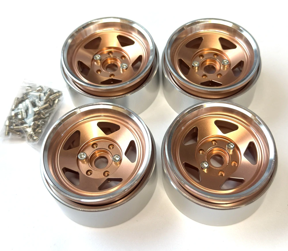 kovové beadlock disky 1.9 4ks s límcem