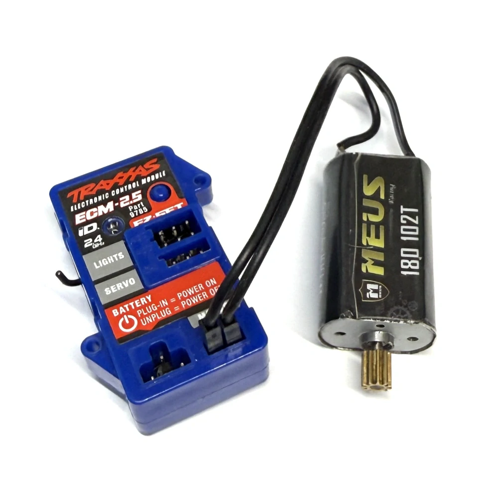 BAZAR - Traxxas řídící jednotka ECM-2.5 + motor 180 102T