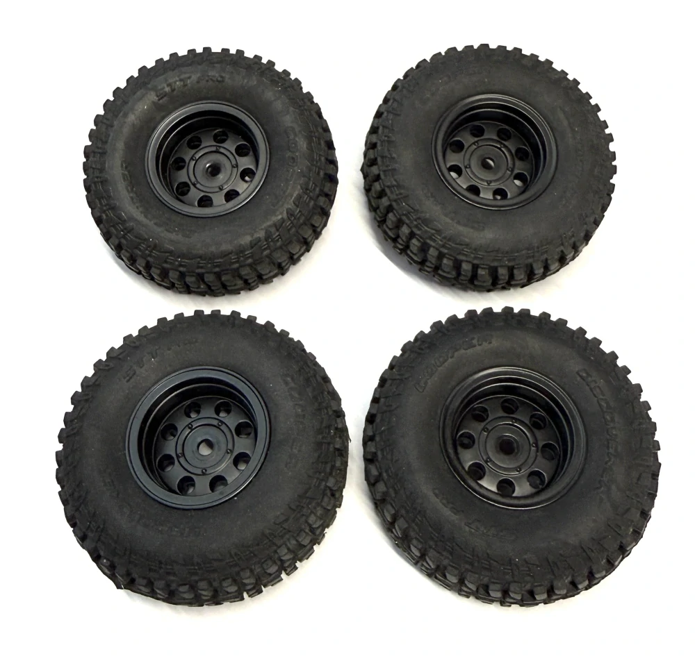 těžké deepdish beadlock disky 1.0" + pneu Cooper 55x22mm