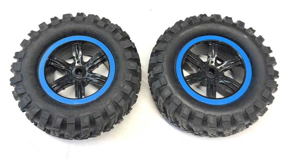 2x kola 1.9" 95x38mm na stavbu / vozík apod. (unašeč 7mm)