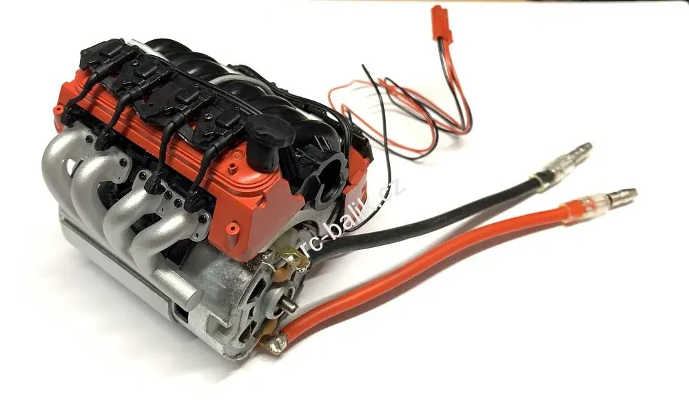 maketa motoru V8 s chlazením 1/10