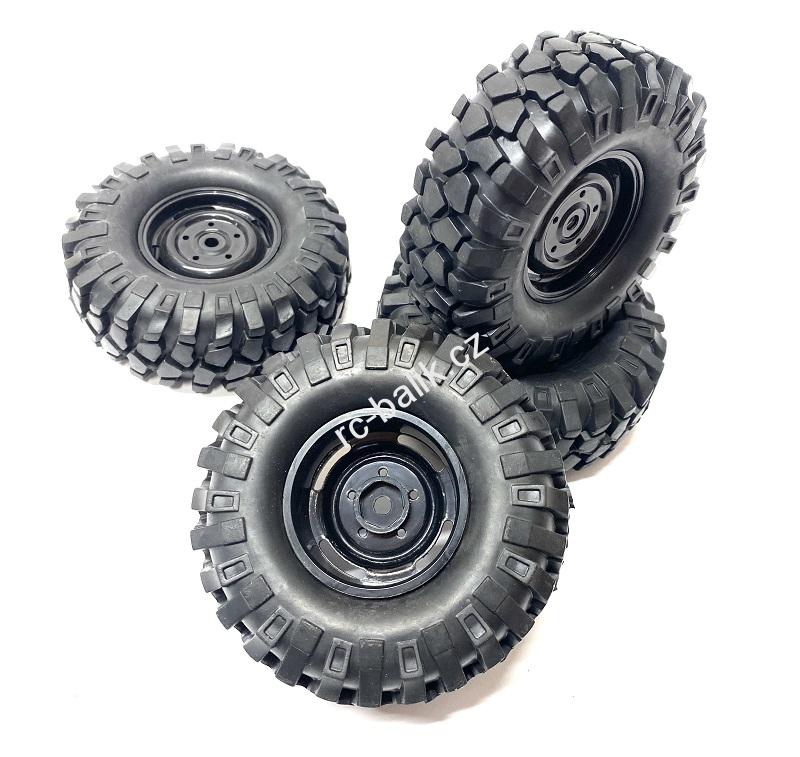 4x pneu Offroad 1.9" 106mm včetně disků