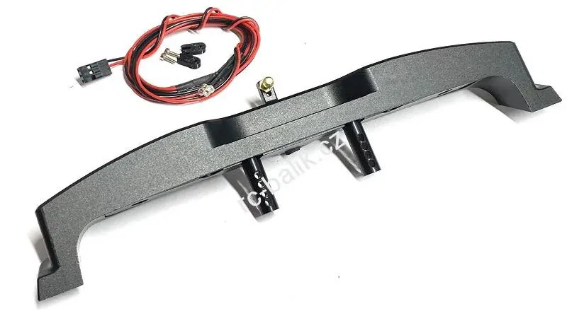 těžký zadní kovový nárazník TRX-4 JEEP + LED + tažné