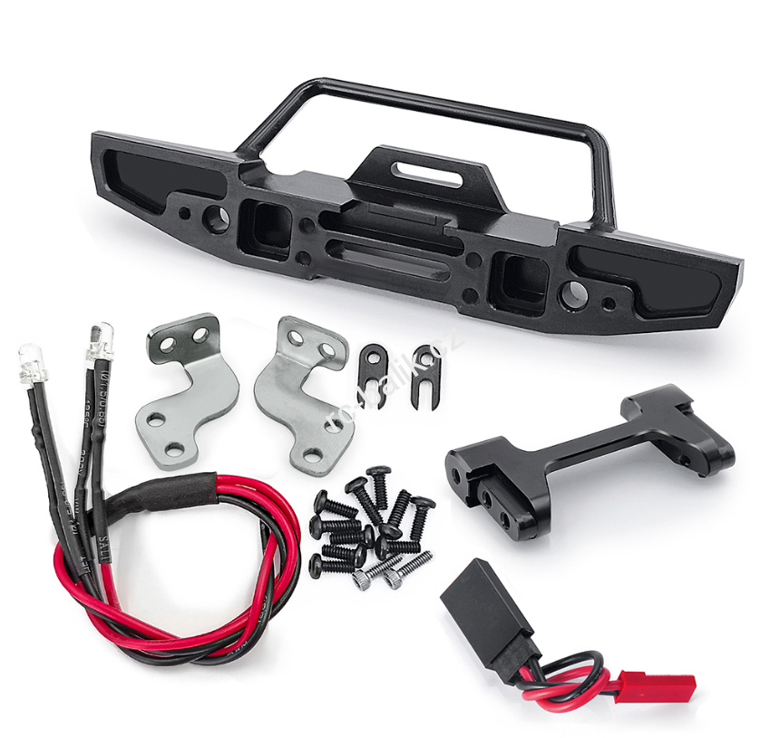 přední kovový nárazník TRX-4M včetně LED osvětlení