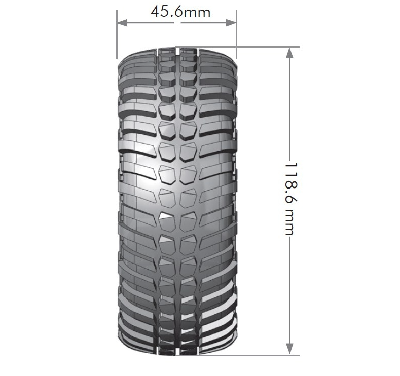 CR-ARDENT 1.9 - Pneumatiky s vložkou (118x45mm)