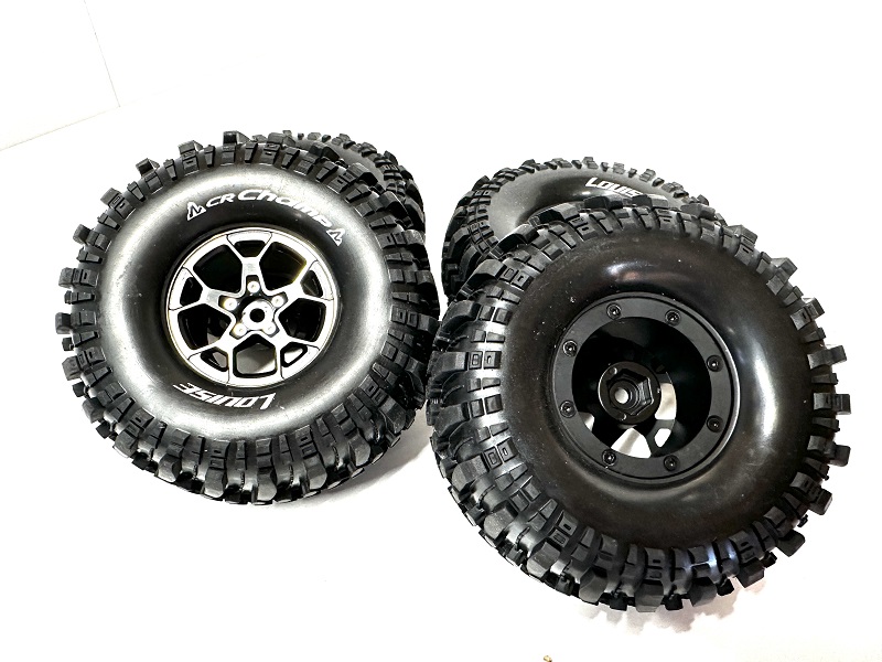 těžké kovové beadlock disky + 4x pneu CR-Champ 120mm