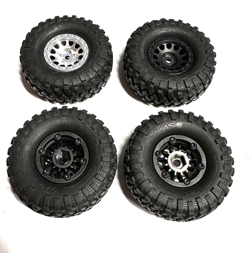 originál kola 1.0" Traxxas Canyon + beadlock + vložky 