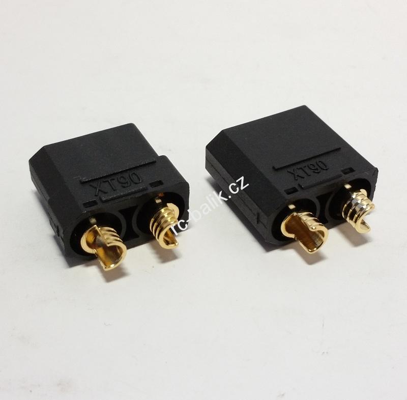 konektor XT90 s krytkou (pár)