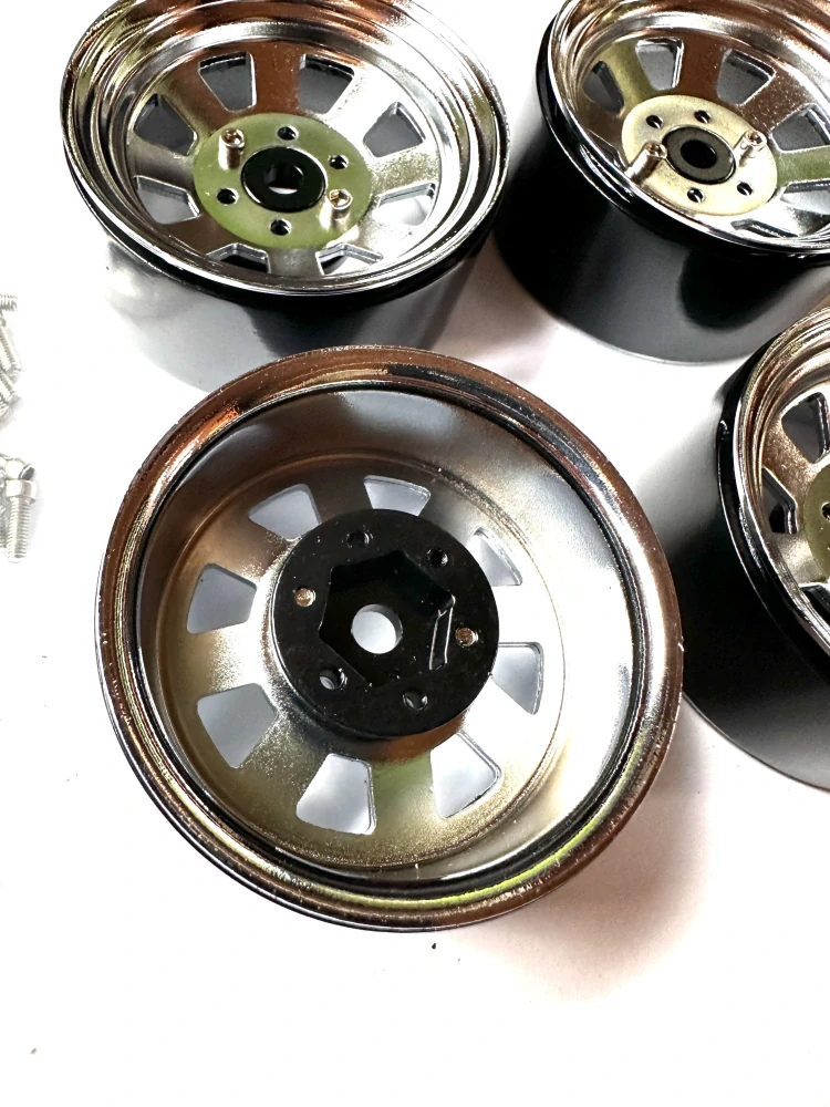 kovové beadlock disky 1.9 4ks chromové
