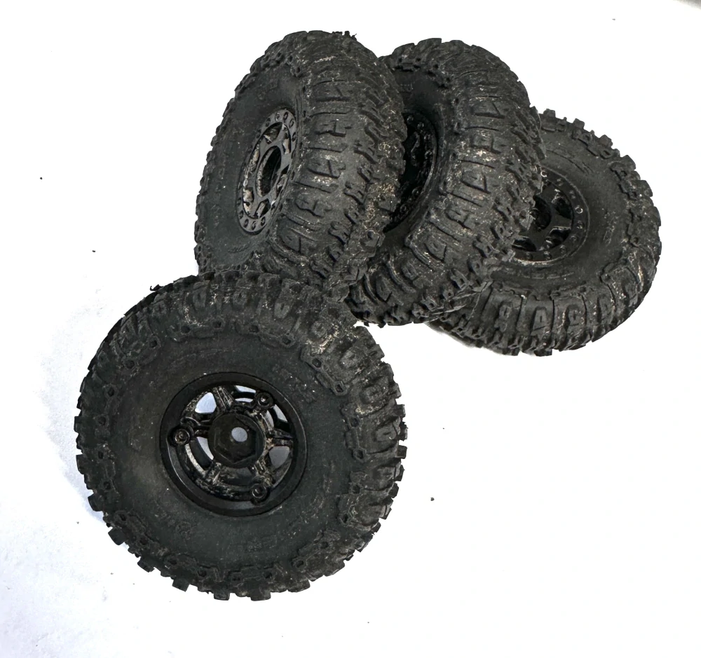 BAZAR - kola Pro-Line Trencher 1.0" + Beadlock disky + vložky Dual Stage