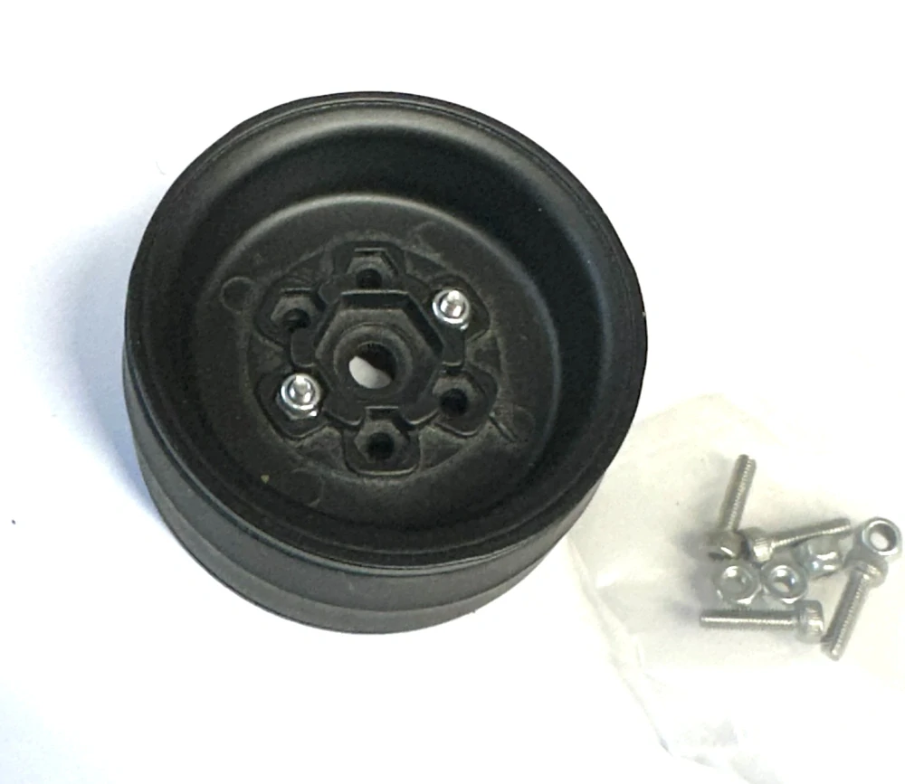 kovový beadlock disk 1.9 1ks černý
