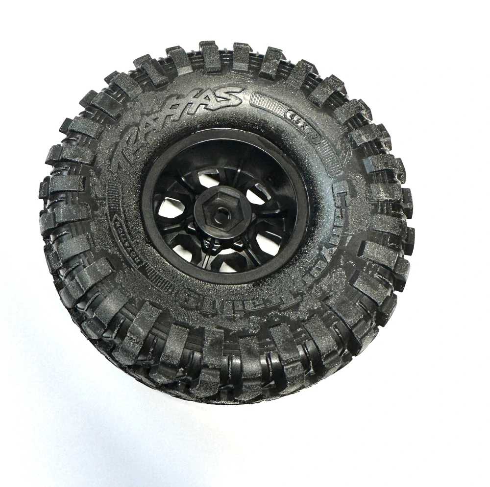1x Traxxas kolo 1.9", disk TRX-4 černý, pneu Canyon Trail (pár)