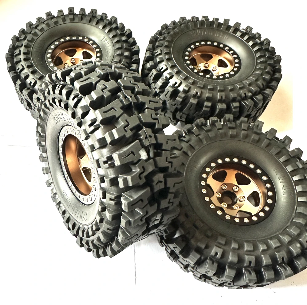 kovové deepdish beadlock disky + 4x pneu ROCK 120mm