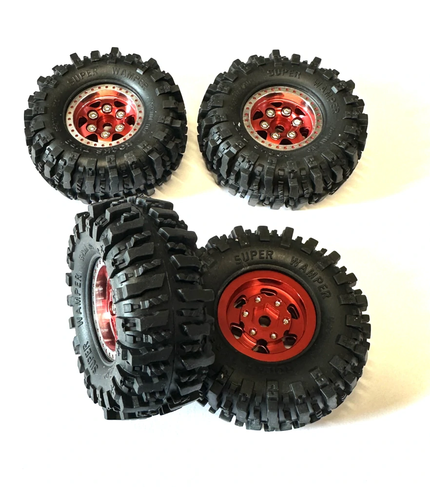 kovové beadlock disky 1.0" + pneu 55x23mm