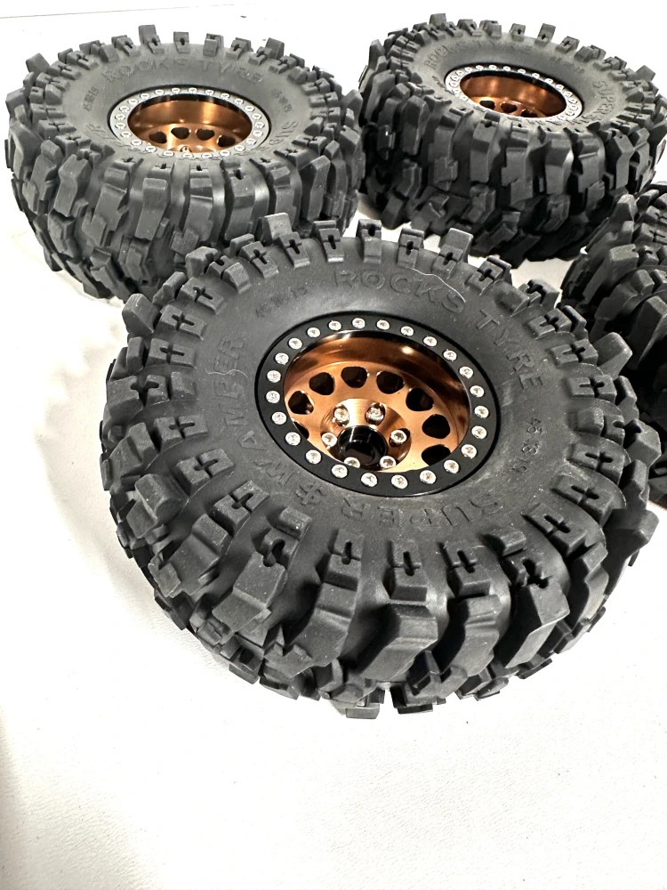 kovové deepdish beadlock disky + 4x pneu MudStrike 1.9" 118mm 