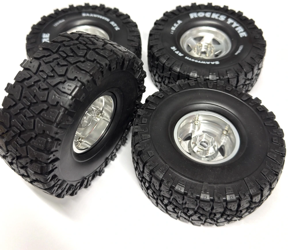 kovové beadlock disky + 4x pneu AT 120mm