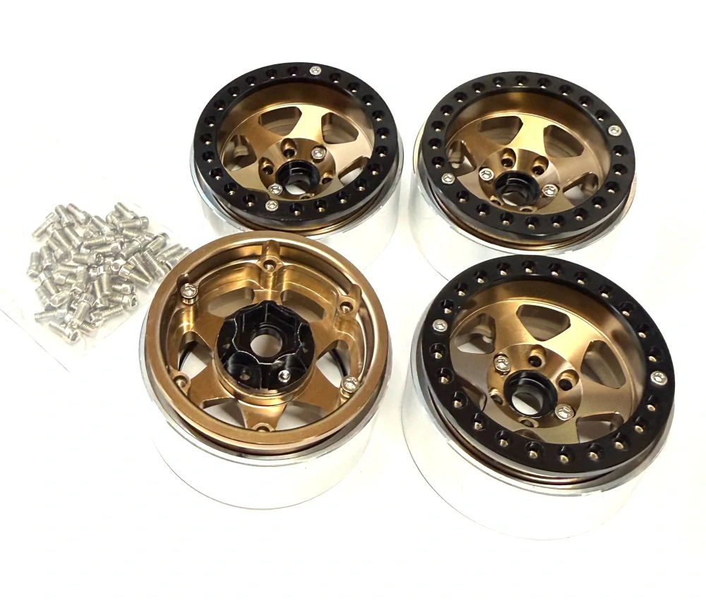 kovové beadlock disky 1.9 4ks - deepdish