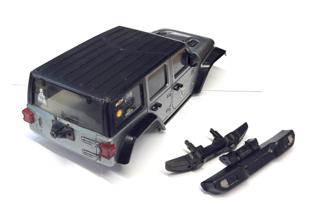 BAZAR - karoserie Jeep pro TRX-4m + nárazníky