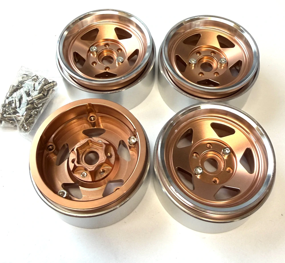 kovové beadlock disky 1.9 4ks s límcem