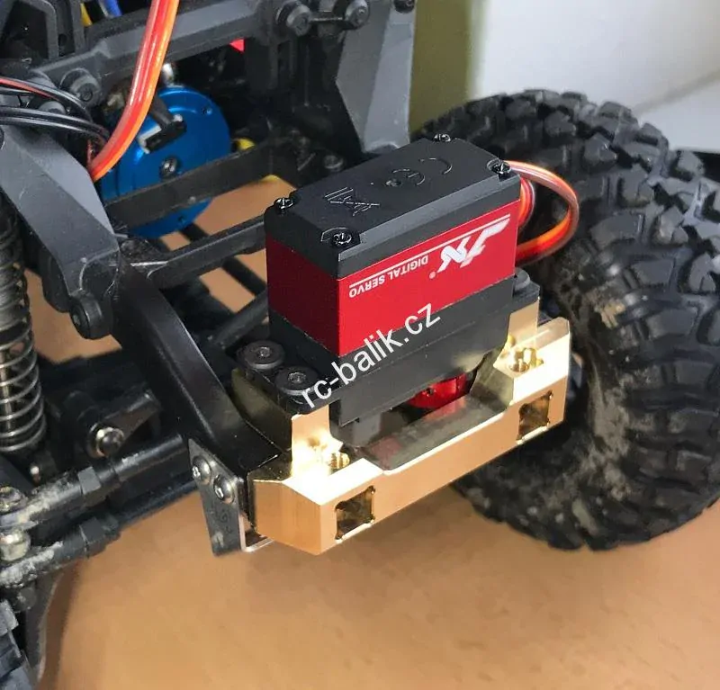 mosazné přední závaží 95g pro TRX-4 (držák serva a nárazníku)