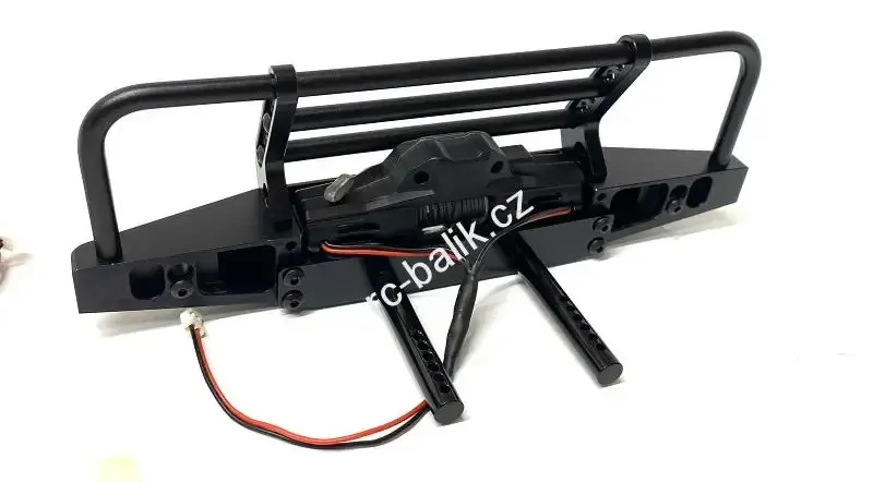 SET přední kovový nárazník TRX-4 + dvoumotorový naviják s dálkovým ovládáním + 2x LED