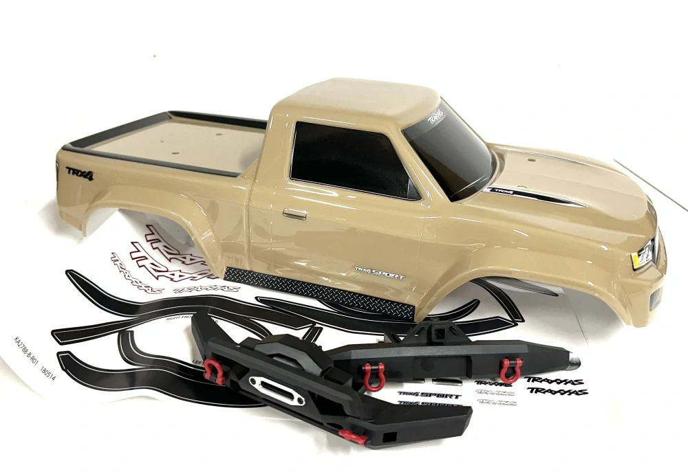 Traxxas karosérie TRX-4 Sport písková + nárazníky