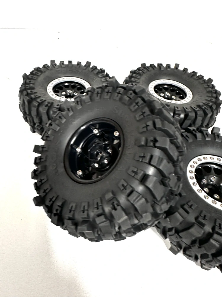 kovové beadlock disky + 4x pneu MudStrike 1.9" 118mm 