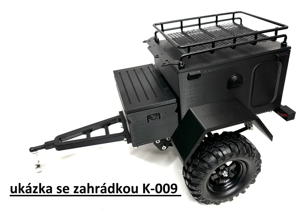 přívěsný expediční vozík 1:10 červený
