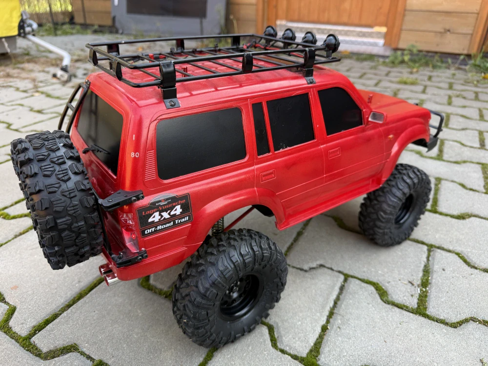 ZÁNOVNÍ Traxxas TRX-4 Toyota LC80 ABS lift kit v tuningu