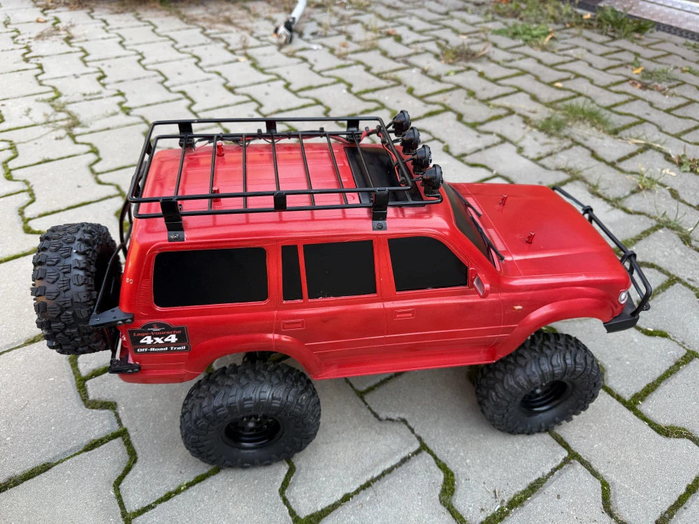 ZÁNOVNÍ Traxxas TRX-4 Toyota LC80 ABS lift kit v tuningu