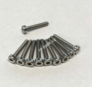 nerezový imbus šroub M2x16mm válcová hlava 10ks