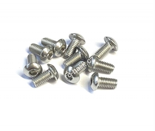 nerezový imbus šroub M3x6mm půlkulatá hlava 10ks
