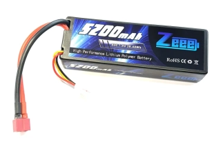 Lipo 2S 5200mAh 100C HARDCASE T-DEAN