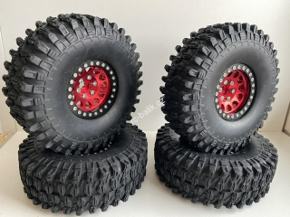 kovové beadlock disky + 4x pneu SS 120mm