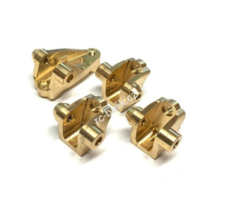 mosazné držáky tlumičů + linků 4ks